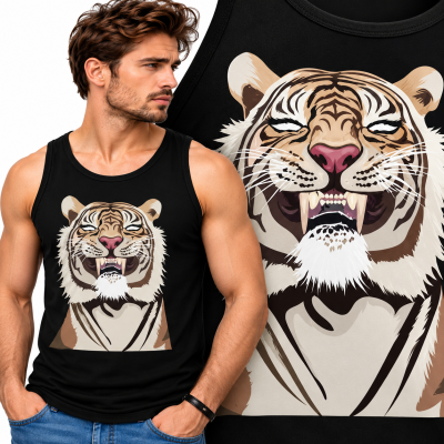 TANK TOP ZWIERZĘTA  TIGERE